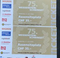⚠️ 2 Sitzplätze Weissenstein Schwinget 11.7.26⚠️