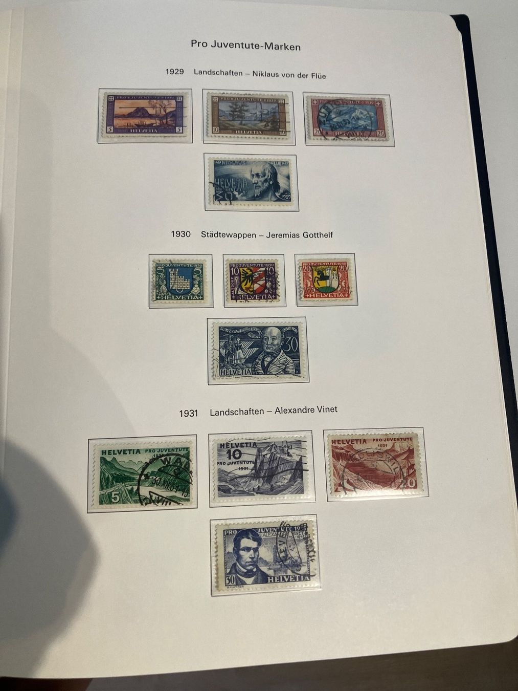 Tous les timbres: Pro Juventute 1912 - 1974 /bitte lesen – D'occasion à Baar par Ramona10 3