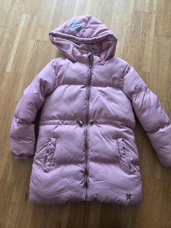 Wintermantel rosa Grösse 140 Mädchen guter Zustand