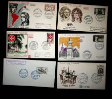 FRANCE 6 FDC  1956-1960  /U122
