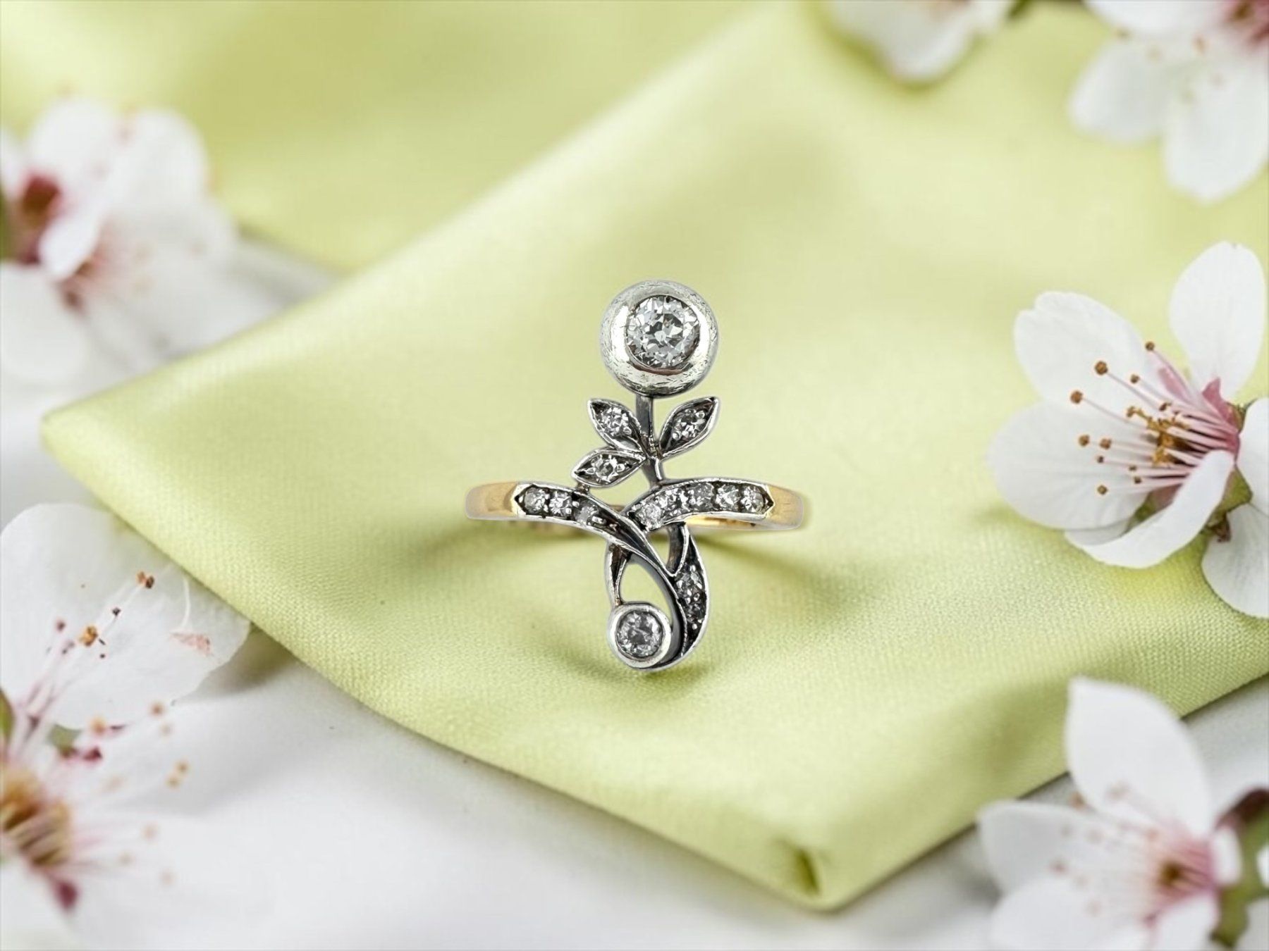 Anelli: Antiker, Wiener Diamant - Ring um 1915 – Usato da Zuzwil SG venduto da artimmo