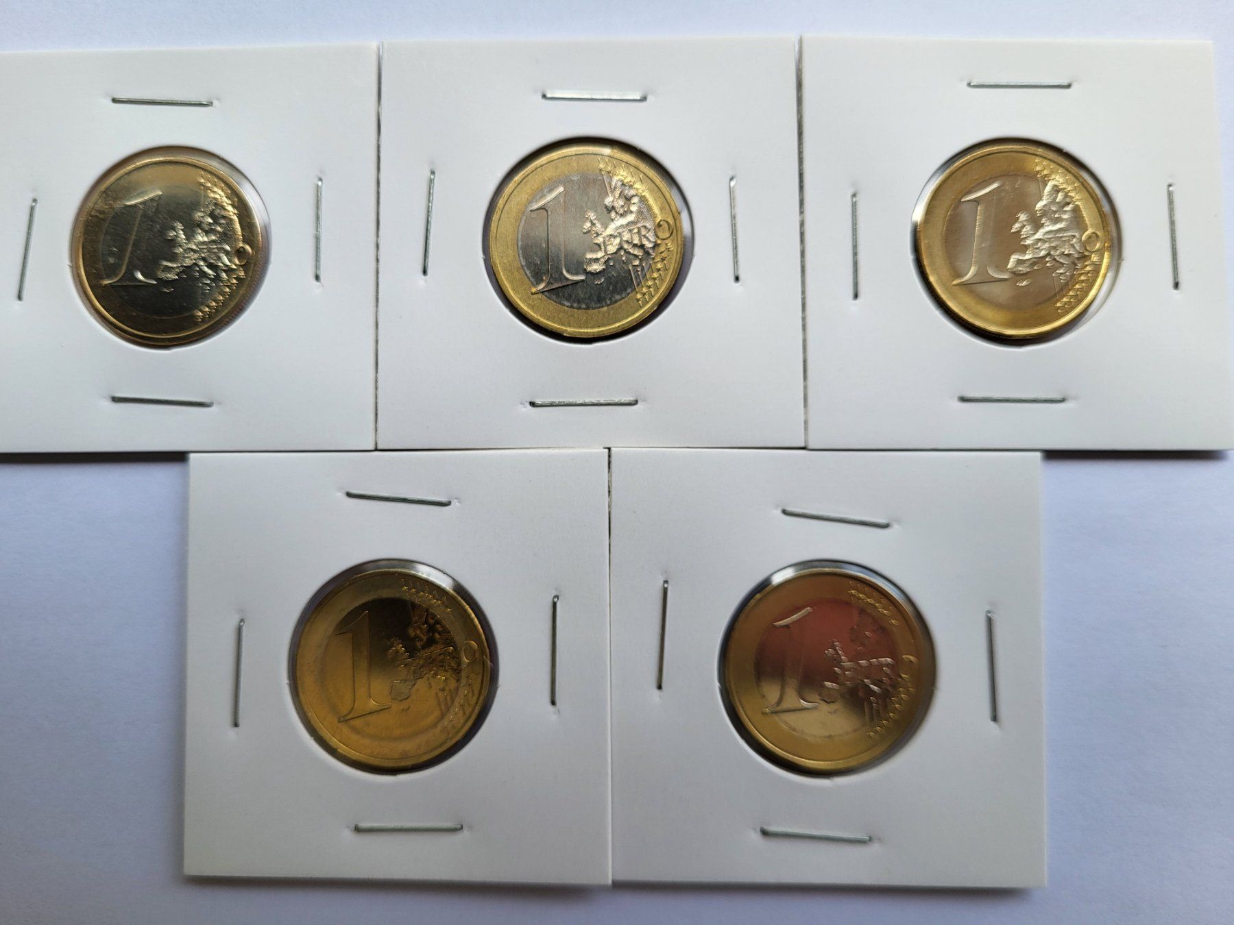 Tutti le monete: 1€ 2010 Stgl A-D-F-G-J – Nuovo (secondo la descrizione) da Pravidondaz venduto da LVtik 1