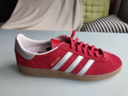 ADIDAS ORIGINALS "MÜNCHEN" sneaker red/silver US 12 EU 46.66