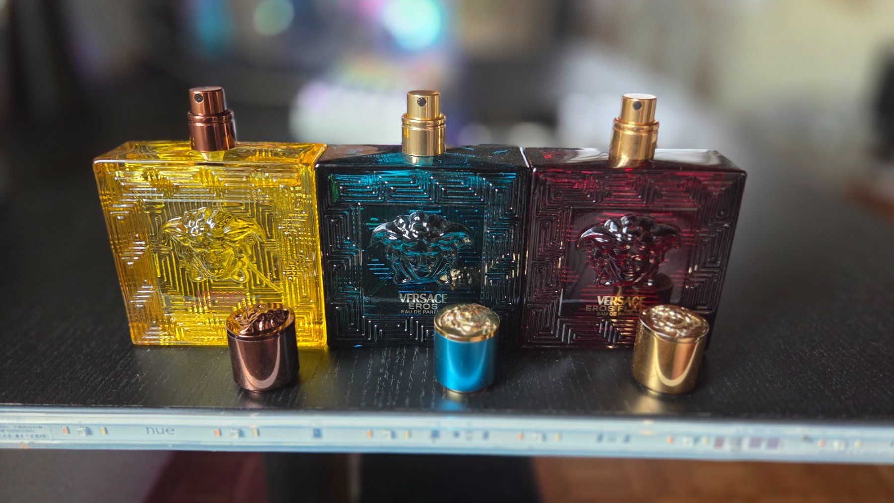 Versace Parfum & Eau de Toilette: Versace Eros Bundle 100ml – EDP, Flame & Energy – Gebraucht aus Männedorf von Zew_t75c 1