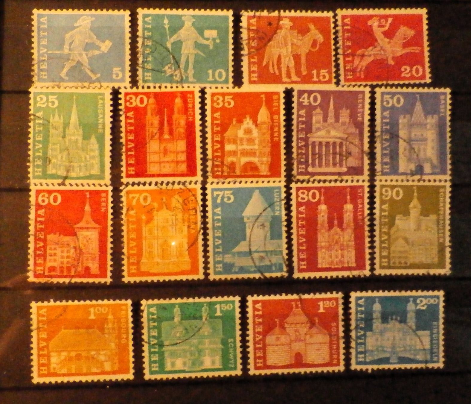 Tutti i francobolli: CH 1960 Postgeschichte – Usato da Kehrsatz venduto da Bernherb2 1