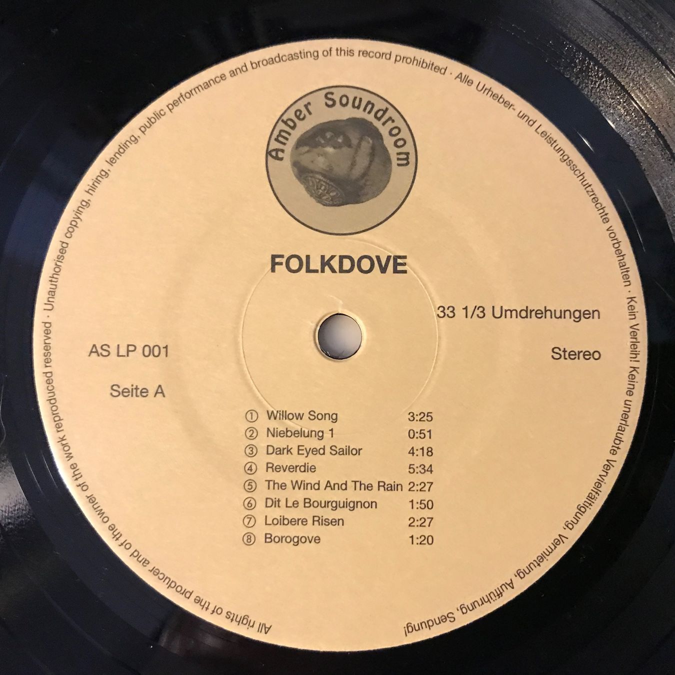Dischi in vinile: Folkdove - Same – Usato da Aesch BL venduto da BlueMusicRecords 2
