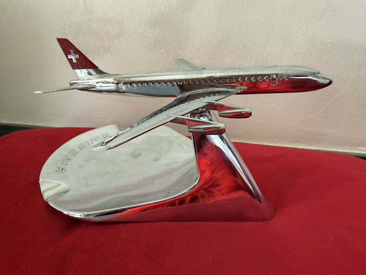 Swissair Portacenere: Historischer Aschenbecher der SWISSAIR – Usato da Chur venduto da pet_q7kd 7