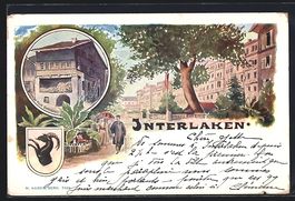 Interlaken, Ältestes Haus, Ortspartie, 