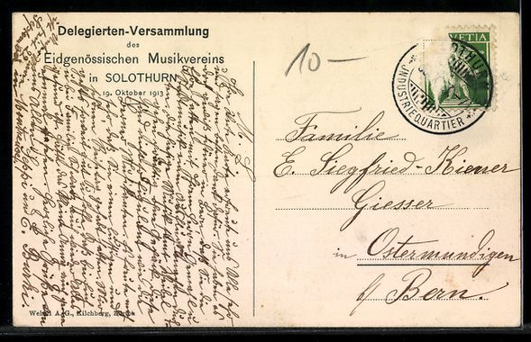 Cartoline postali: AK Solothurn, Die Bastion – Usato da Berlin venduto da bartko-reher 1