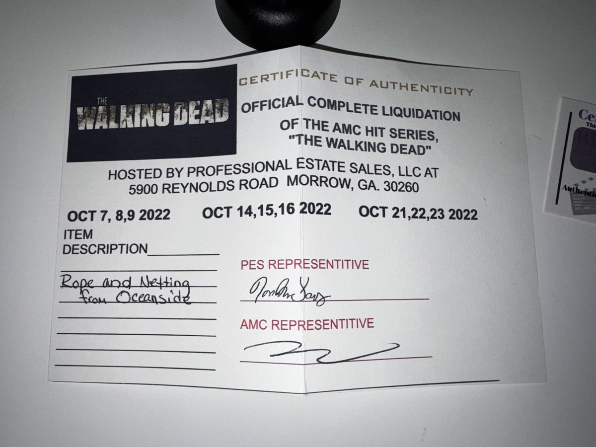 Tessuti: The Walking Dead Requisite – Oceanside Netz & Seil – Nuovo (secondo la descrizione) da Kerzers venduto da -.-Jesus-.- 5