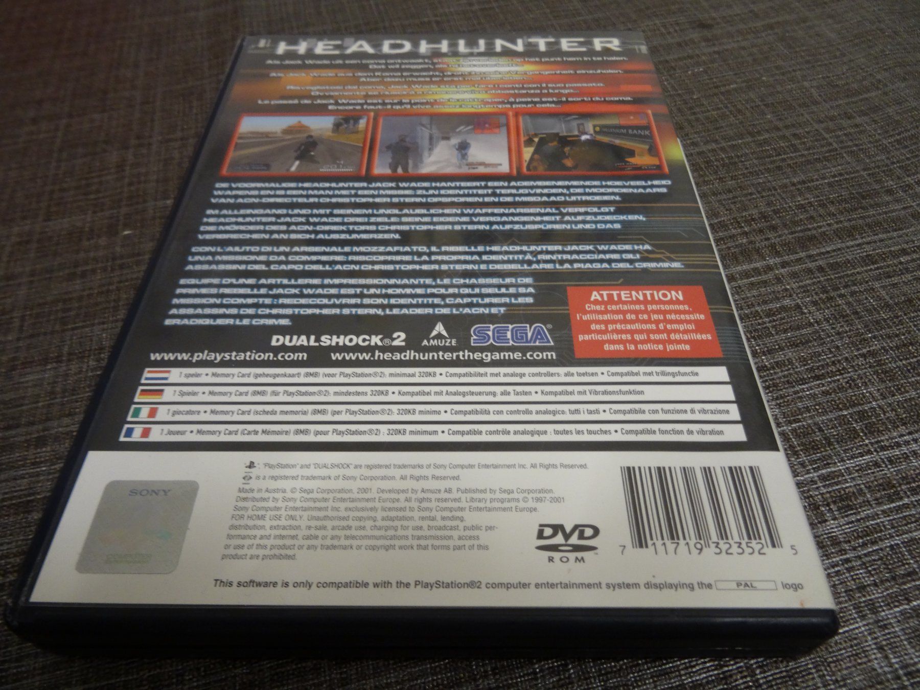 Giochi: Headhunter PS2 – Usato da Olten venduto da Disc-Ausverkauf 2