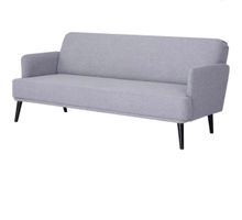 Modernes Schlafsofa, Hellgrau