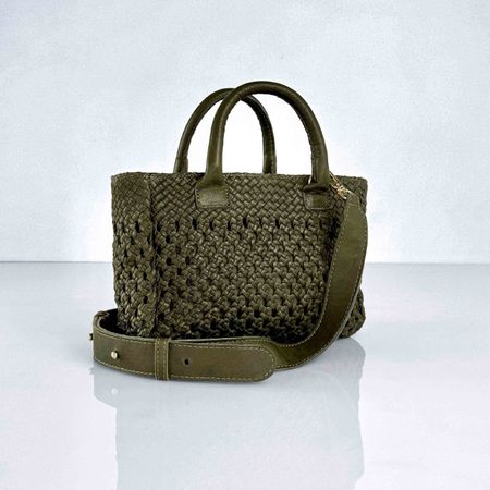 Handbag Cabas Lalla Mini olive von Label 17