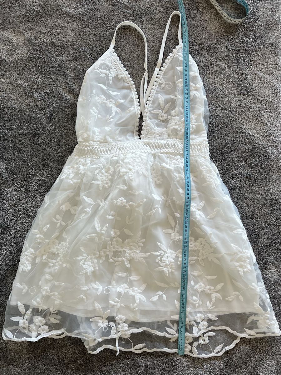 Vestiti: Weisses Sommerkleid – Nuovo e nell'imballaggio originale da St.Gallen venduto da Shopaholic5 1