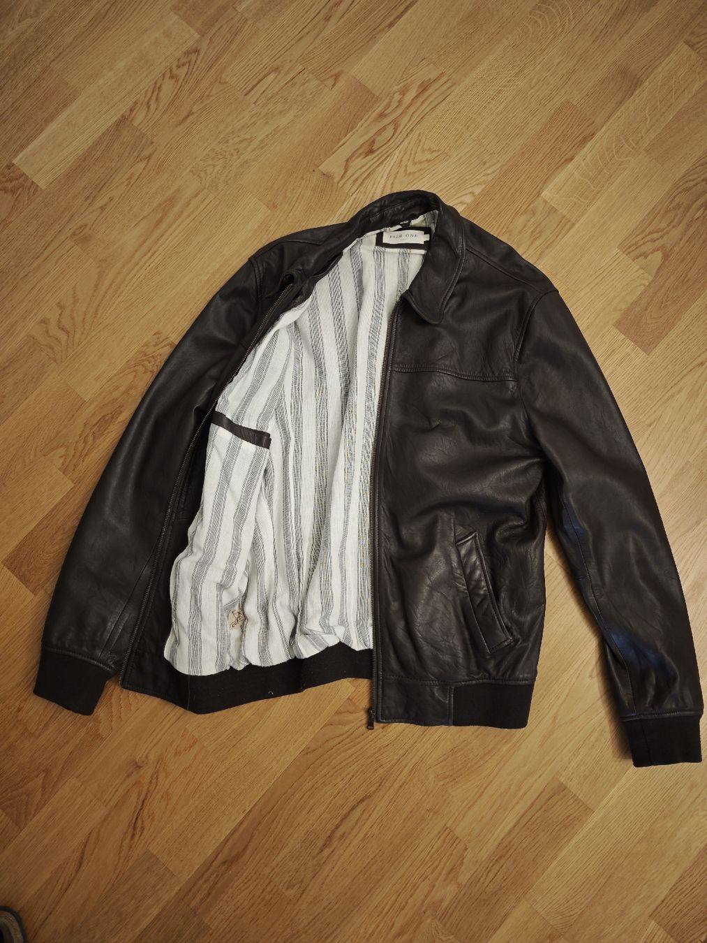 Giacche: Lederjacke Braun Grösse L – Usato da Wettingen venduto da Techwork 1