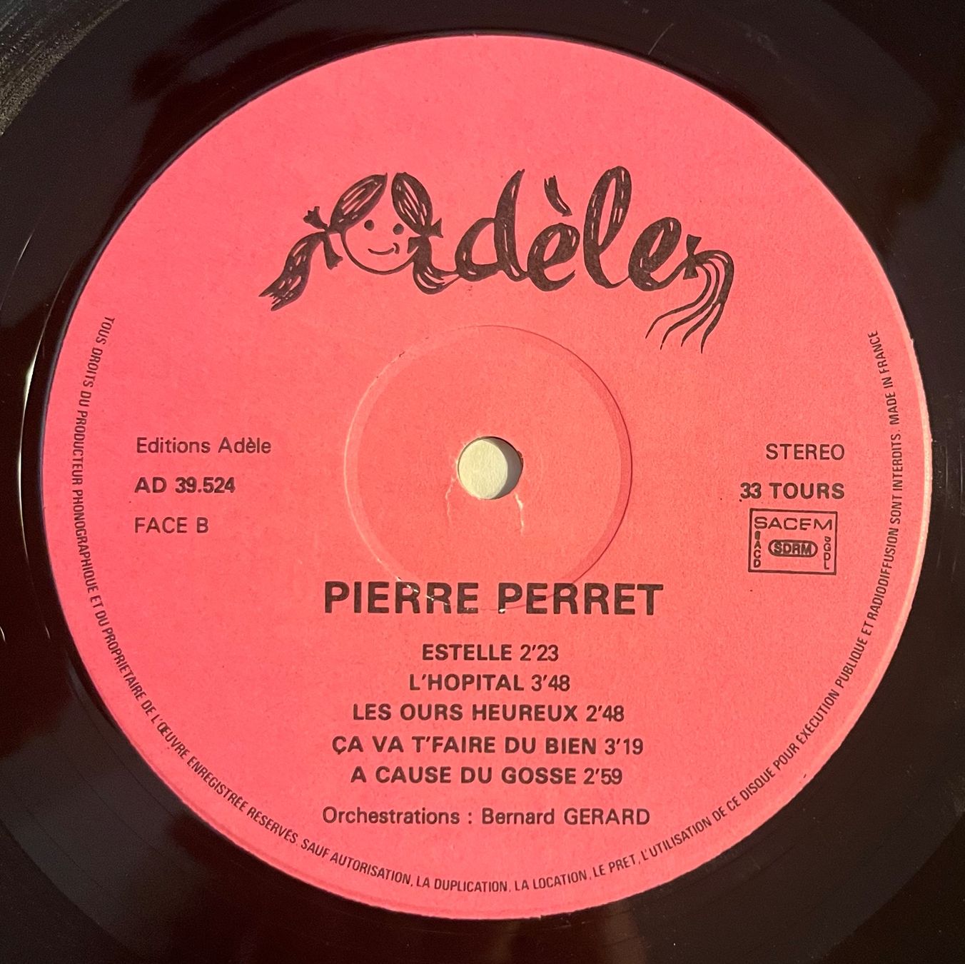 Dischi in vinile: PIERRE PERRET - PIERRE PERRET - 33 Tours – Usato da Bussigny venduto da vinyl-pas-cher 3