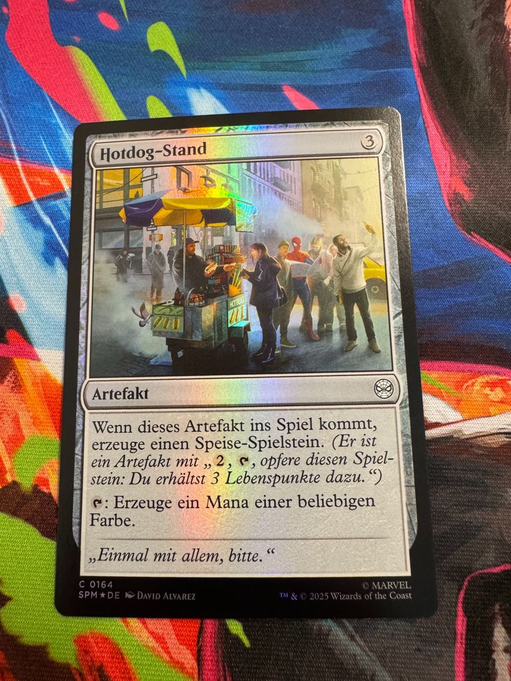 Magic The Gathering Carte collezionabili: Hotdog Stand - Foil - Marvel's Spider-Man - Magic – Nuovo (secondo la descrizione) da Bülach venduto da Pfrenzel