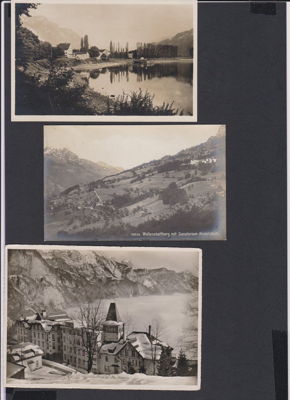 Cartoline postali: Wallenstadtberg  Wallenstadt   :   9 alte Ansichtskarten – Usato da Vitznau venduto da Ropaku 2