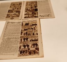 3 plaches Tintin extreme -orient magazine de 1939