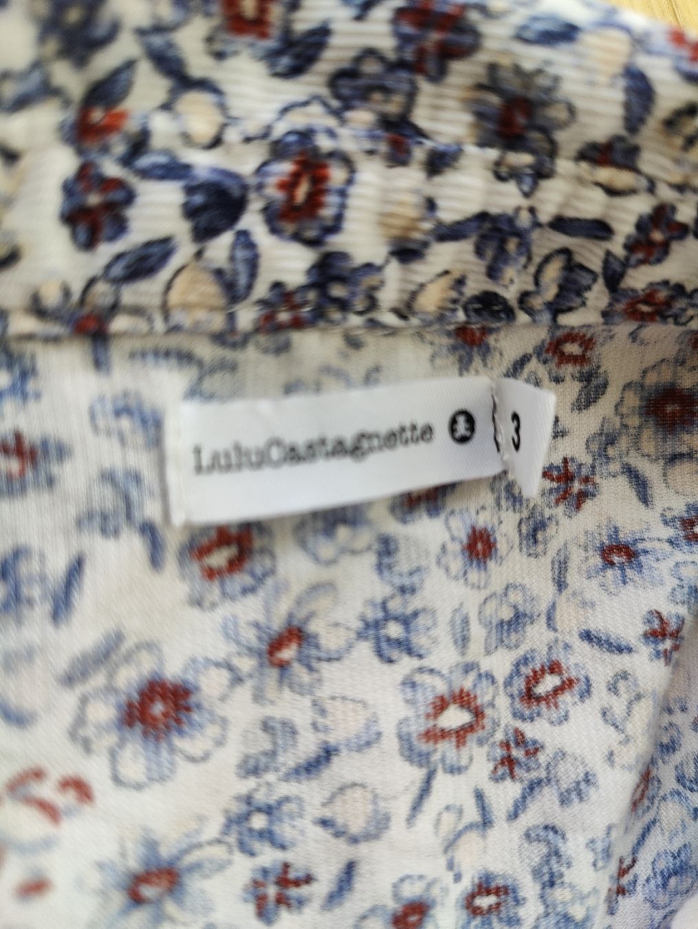 Kleider & Röcke: Kleid aus Cord mit Blumen Lulu castagnette – Gebraucht aus Bern von linouma 1