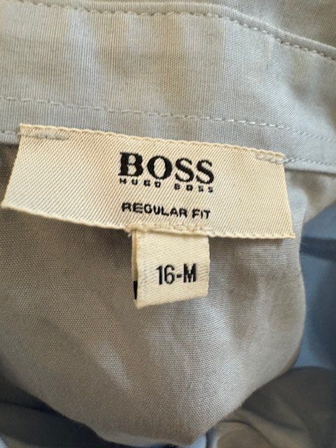 Hugo Boss Camicie, T-shirt & Polo: Hemd Boss Langarm hellblau Gr.176 wie neu – Usato da Wabern venduto da adamovski 5