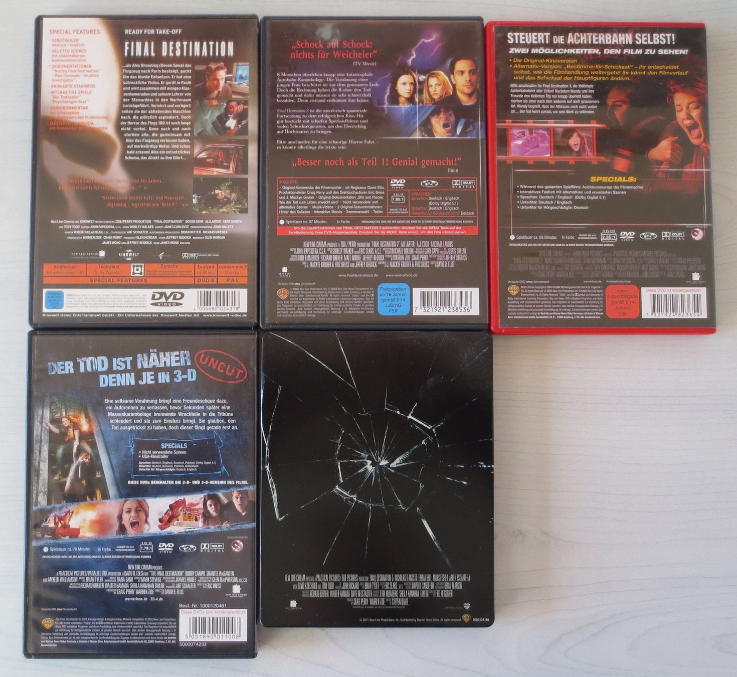 Tutti i DVDs: Nightmare on Elm Street 1-7 + Final Destination 1-5 – Usato da Hettlingen venduto da Jimmy072 2