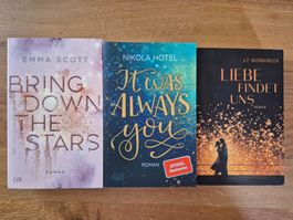 3 Liebesromane – Emma Scott, Nikola Hotel & J. P. Monninger