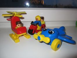 Duplo Töff, Helikopter, Flugzeug (Lego), Ente, Katze