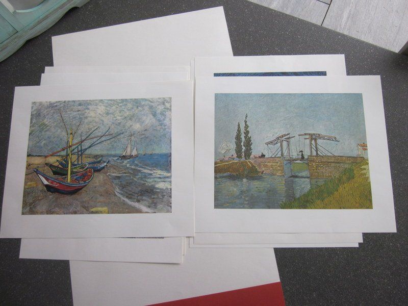 Foto & Immagini: Kunstmappe Van Gogh mit sechs Blättern Kunstdrucke von 1960 – Usato da Bischofszell venduto da Pfau0 2