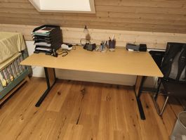Schreibtisch (Bürotisch) H72cm B160cm L80cm (guter Zustand)
