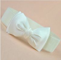 NEUER Stretch Gürtel mit Masche Ivory für Gr. XS&S - 202468