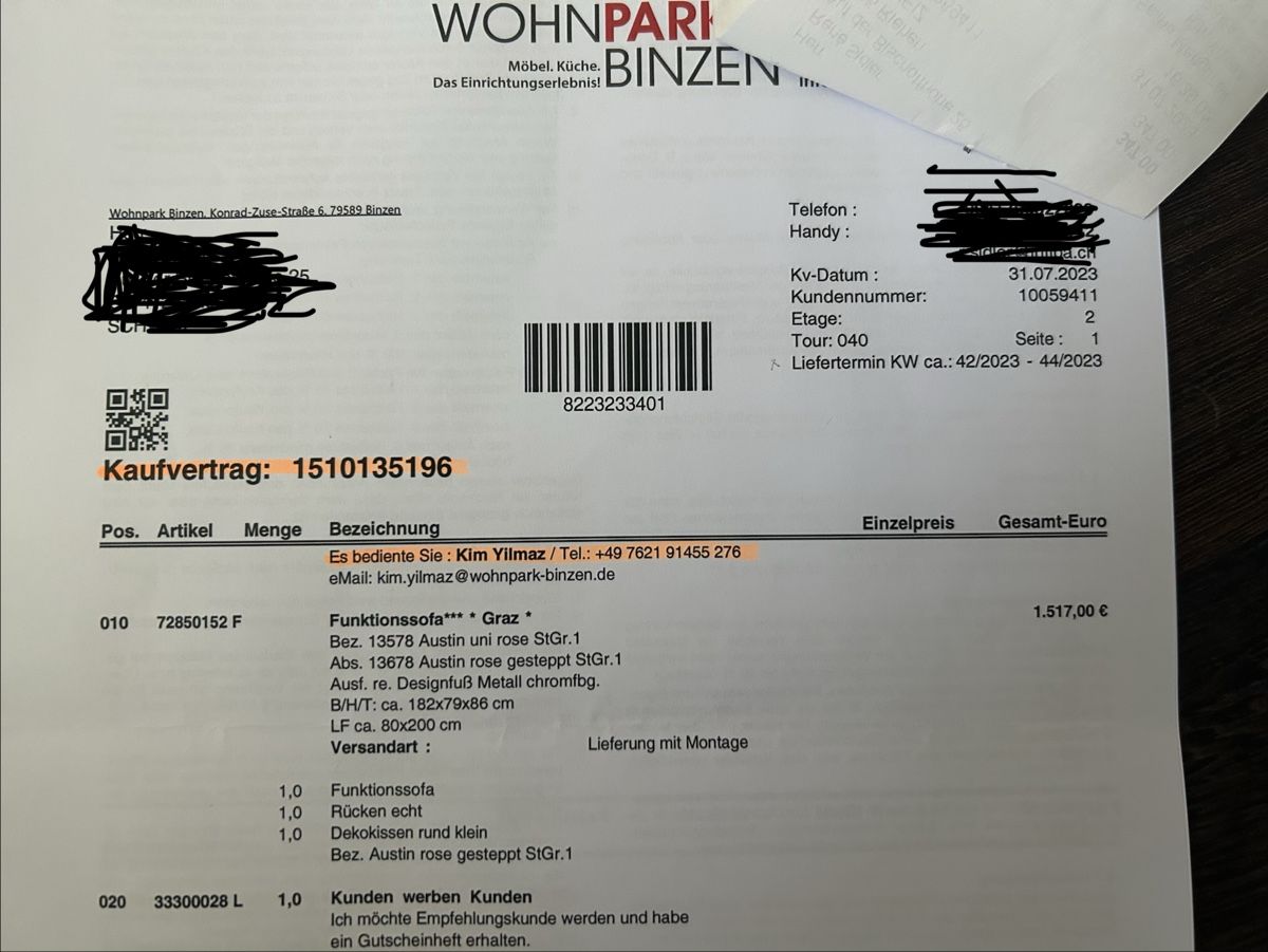 Sofas: Sofa, Diwan – Neu (gemäss Beschreibung) aus Riehen von Suwiro 7