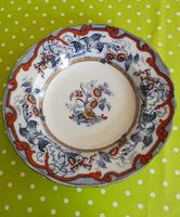  Teller Baltic Pinder Bourne&H. Blumenmuster 26 cm antik