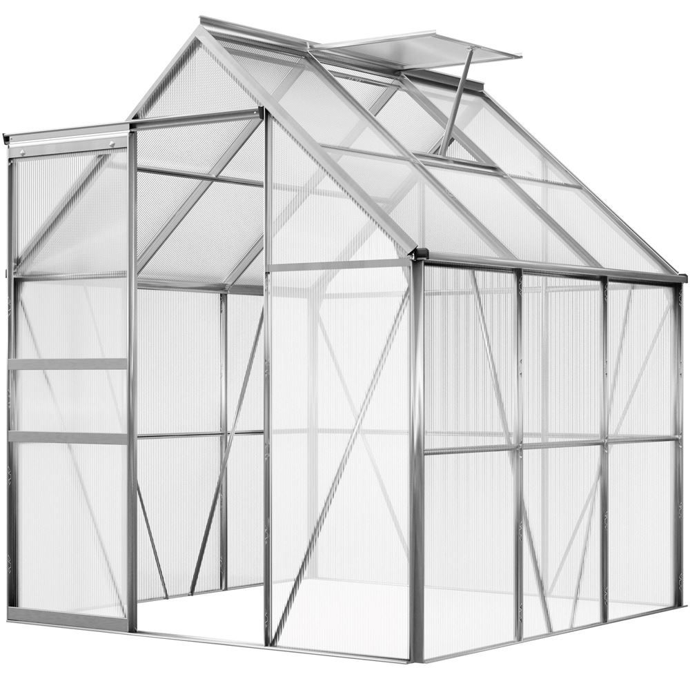 Gartenhäuser & Gewächshäuser: Gewächshaus 190x190x195cm mit Fundament – Neu und originalverpackt aus Winterthur von aredo 9