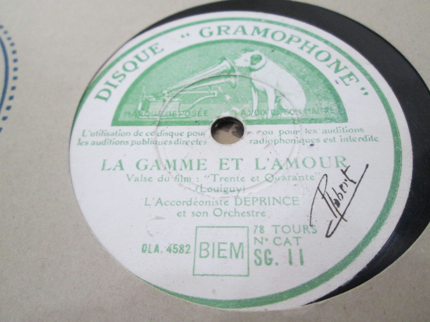 Vinyles: DISQUES 78 TOURS – D'occasion à Lausanne par Leag 5