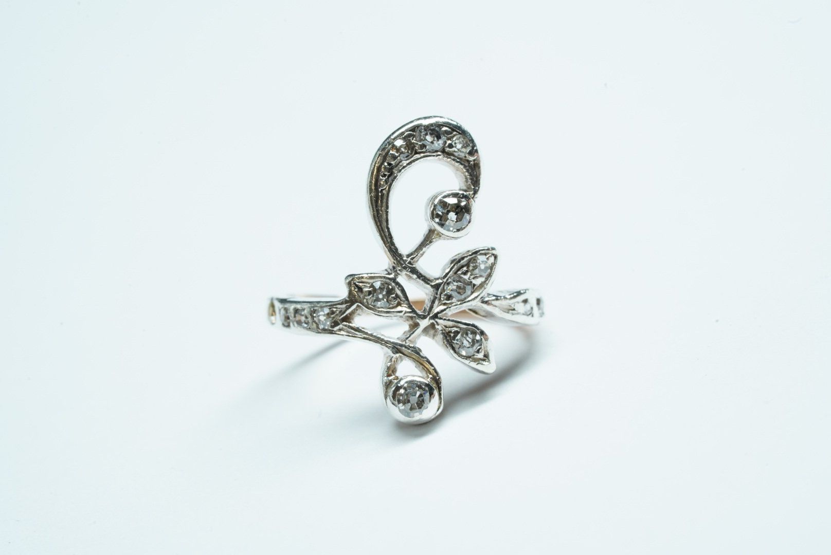 Anelli: Jugendstil Fingerring um 1905 – Usato da Bülach venduto da Re-Jewelled