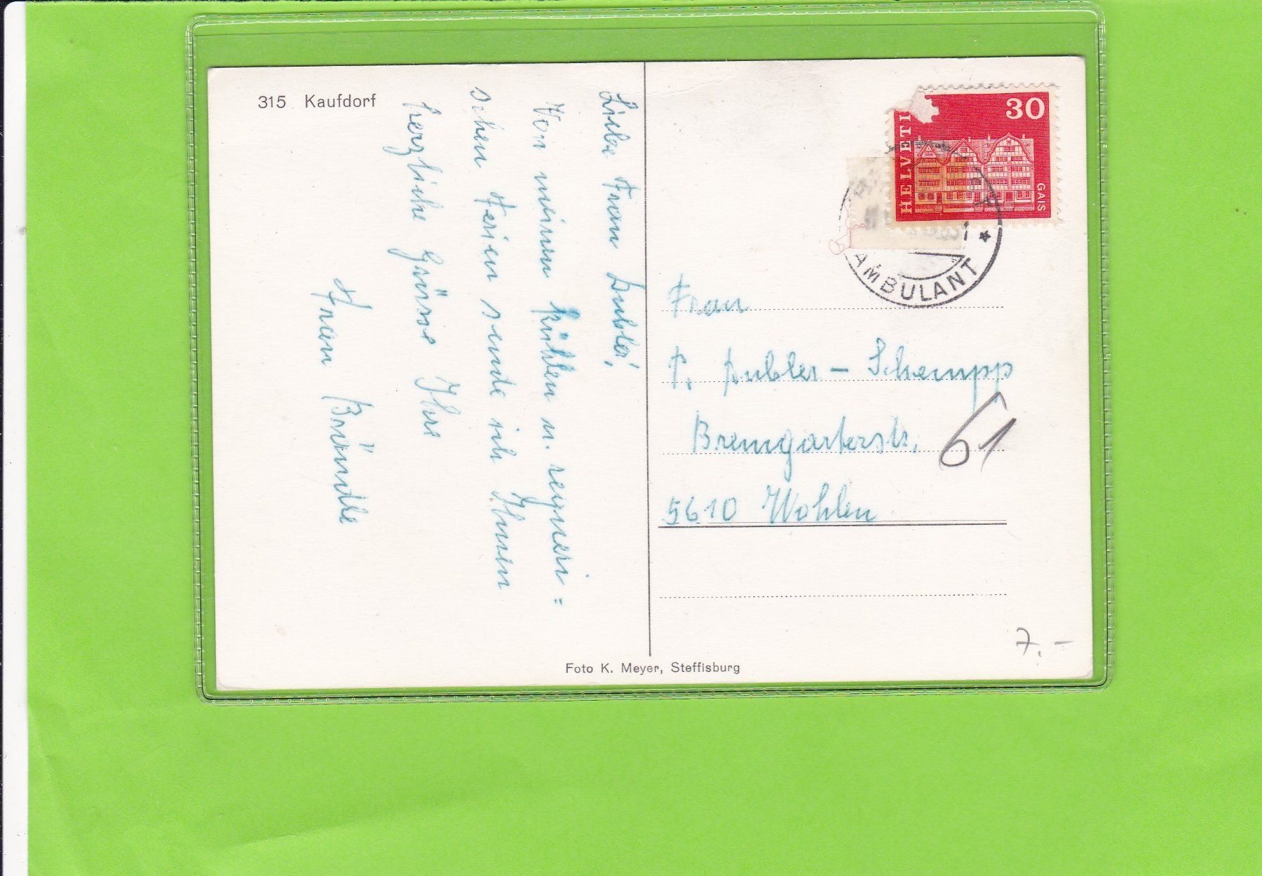 Cartes postales: Kaufdorf – D'occasion à St. Peterzell par neckertal 1