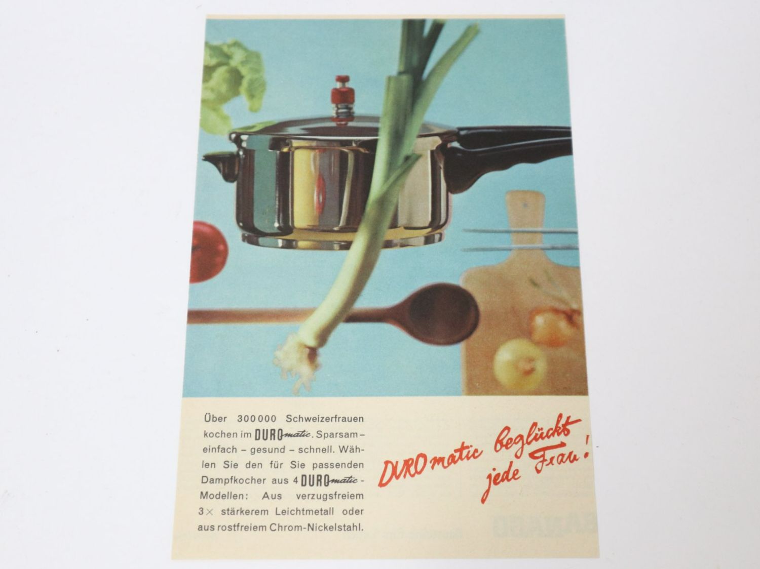 Foto & Immagini: Orig. Werbung Duromatic – Usato da Eschenbach SG venduto da Astalavista