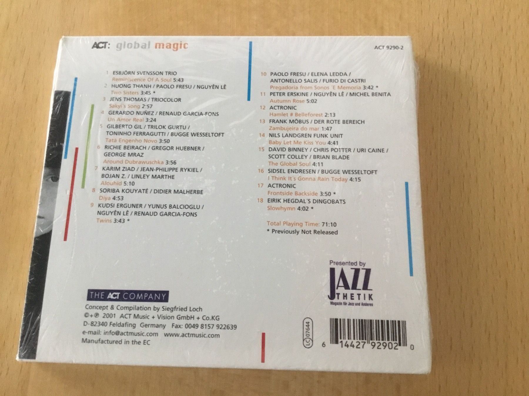 CD: Global Magic - World Jazz Anthology – Nuovo e nell'imballaggio originale da Rüti ZH venduto da alumedien 1