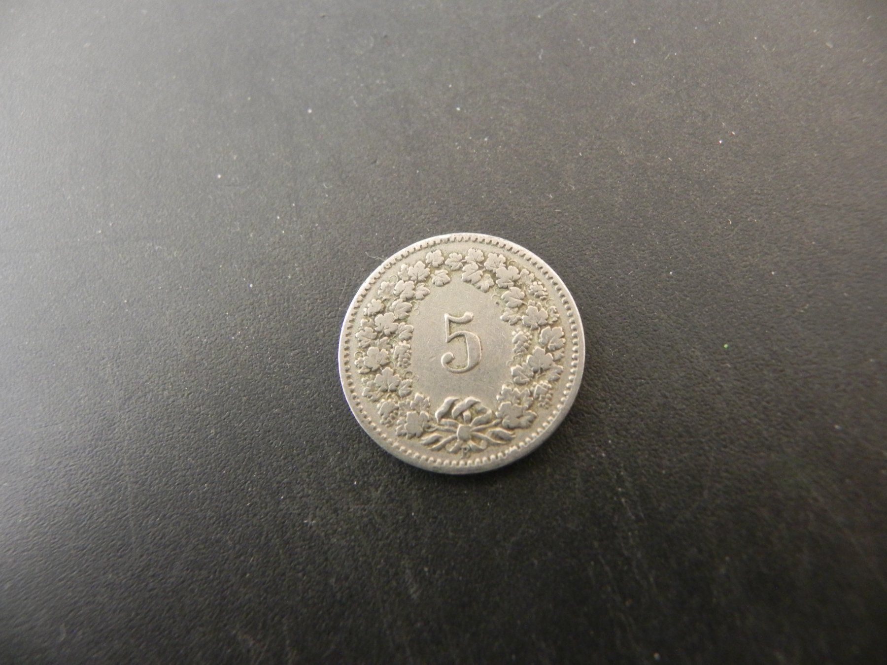 Tutti le monete: Schweiz 5 Rappen 1902 B – Usato da Biel/Bienne venduto da Gogolozi 1
