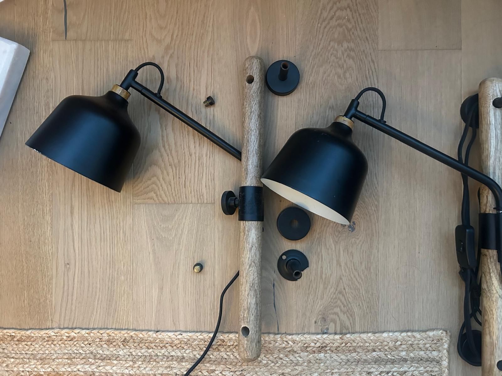 Lampade: 2 Vintage Wandlampen – Usato da Zuchwil venduto da roemens 1
