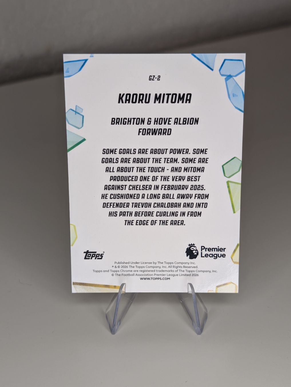 Topps Carte collezionabili: Kaoru Mitoma Brighton Topps Chrome PL – Nuovo (secondo la descrizione) da Hunzenschwil venduto da BRPCards 1