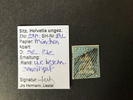 Strubel 23 B mit Kleinattest U. Hermann