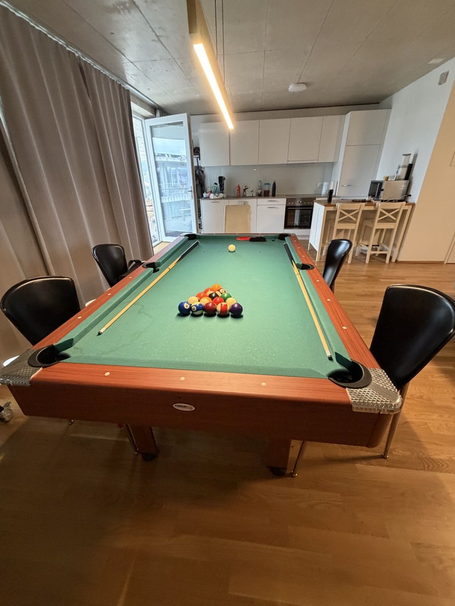 Billiardtische: Billardtisch "Schmidt" mit Abdeckung zum Esstisch! – Gebraucht aus Rupperswil von ste_9wfg 4