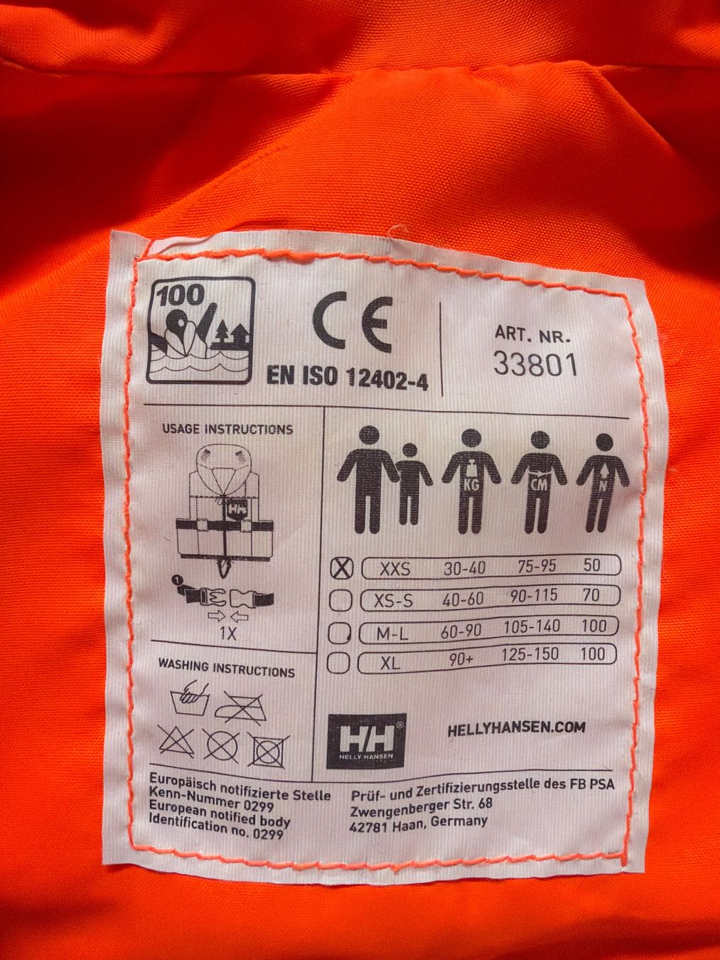 Helly Hansen Giubbotti di salvataggio: Schwimmweste - 30-40 kg – Usato da Sevelen venduto da moonlight019 3