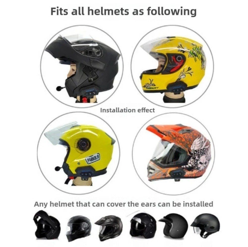Cuffie: Freisprecheinrichtung Motorrad Helm Kopfhörer  Bluetooth – Nuovo (secondo la descrizione) da Kirchdorf AG venduto da Aarereussshop 5