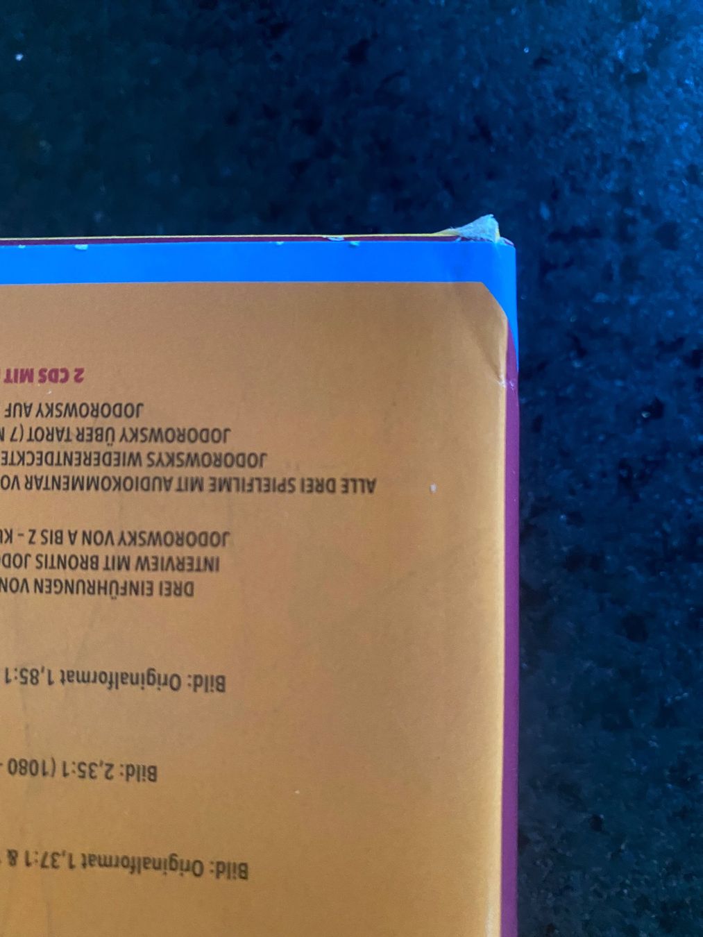Tous les DVDs: Jodorowsky Re-Mastered Blu-ray – D'occasion à Schmitten FR par Fi_Ra 4