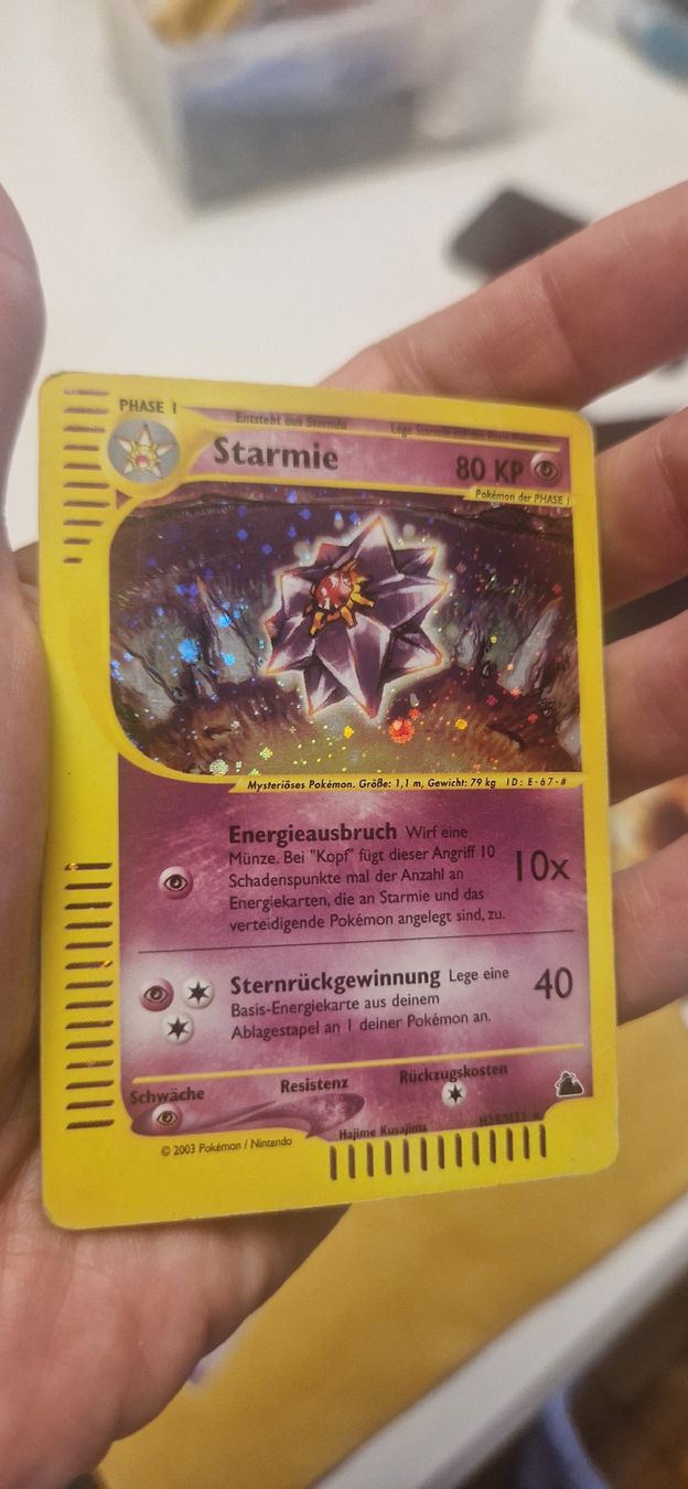 Pokémon Carte collezionabili: Starmie H28 Skyridge – Usato da Wettingen venduto da Pie1580 1