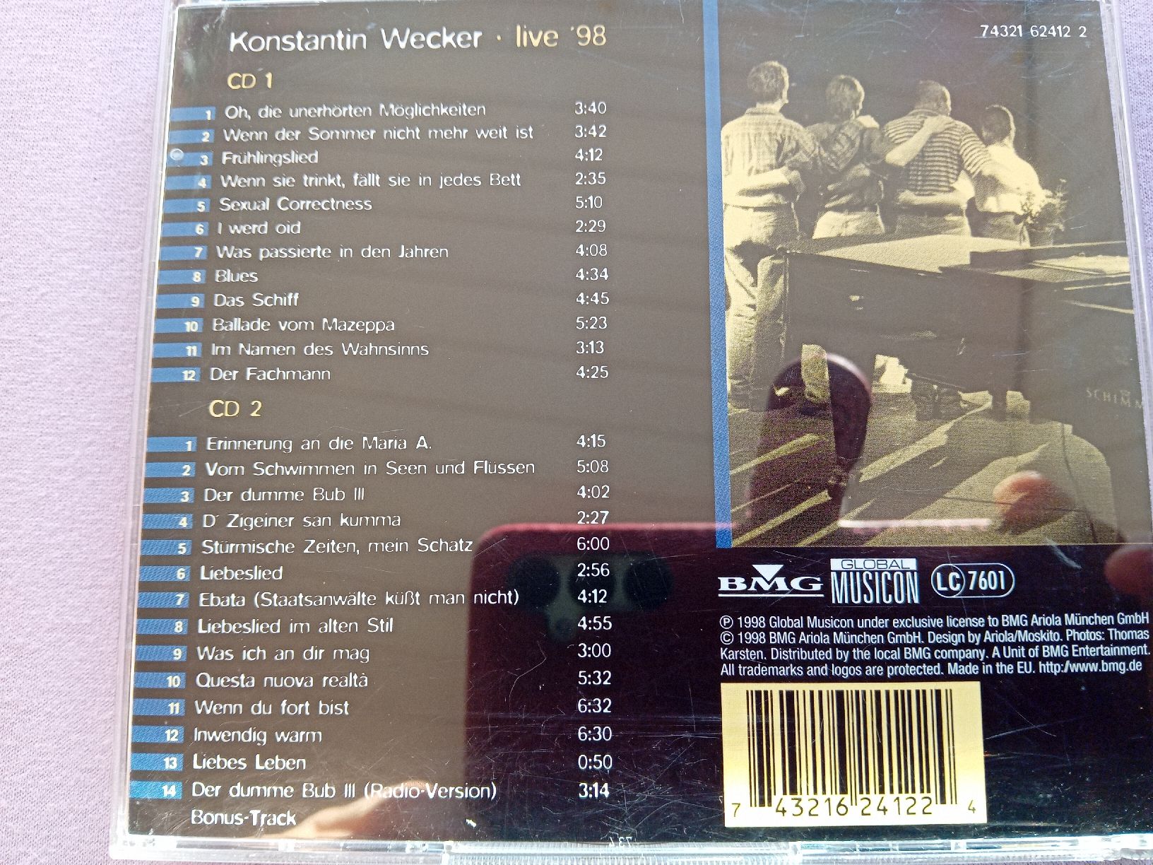 CDs: Doppel-CD Konstantin Wecker – Gebraucht aus Witterswil von hele04 1