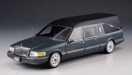 1/43 GLM43102701 Lincoln Town car S&S Hearse Grey met